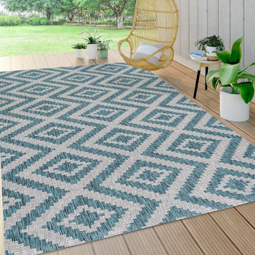 Sintra Diamond Tribal Indoor/outdoor Area Rug